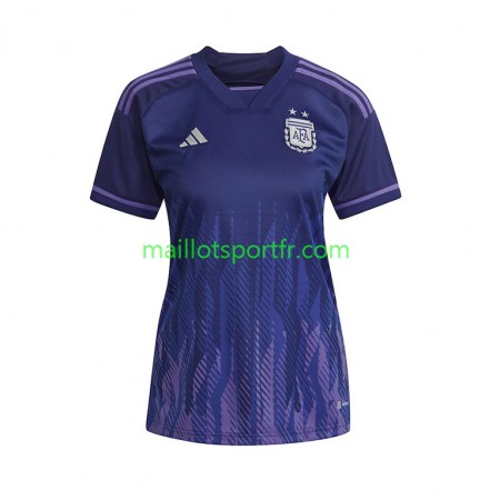 Maillot de Foot Argentine Femme Exterieur Coupe du monde 2022